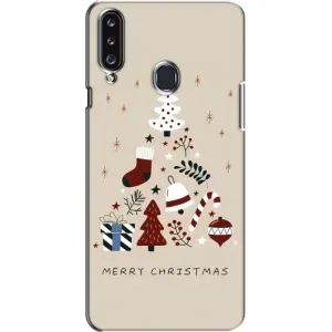 Чехол Санта Клаус для Samsung Galaxy A20s (A207) (Merry Christmas)