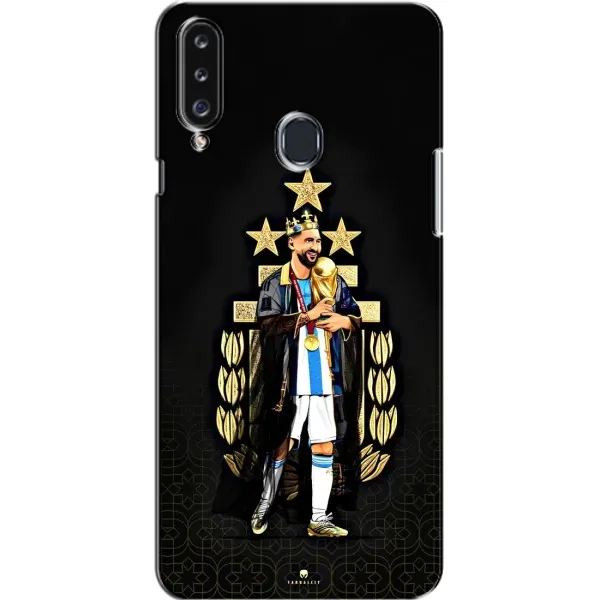 Чехол с рисунком «Месси король» для Samsung Galaxy A20s (A207)