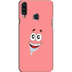 Чехлы с Патриком на Samsung Galaxy A20s (A207) (Мордочка Патрика)