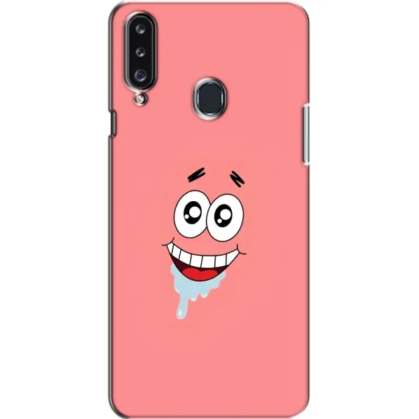 Чехол с рисунком «Мордочка Патрика» для Samsung Galaxy A20s (A207)