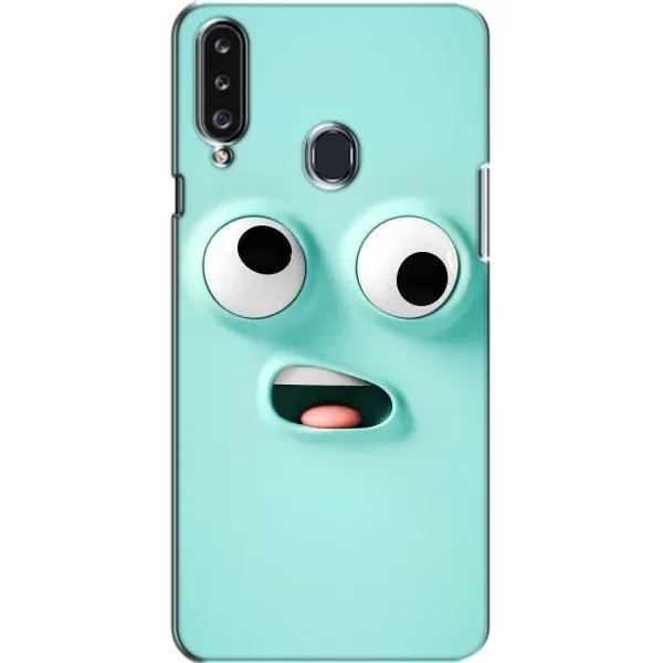 Чехол с рисунком «Забавное мятное лицо» для Samsung Galaxy A20s (A207) Чехол с рисунком «Забавное мятное лицо» для Samsung Galaxy A20s (A207)
