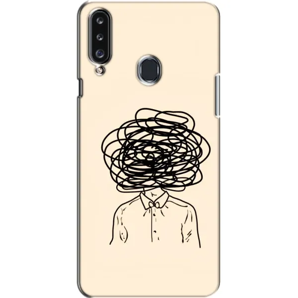 Чехол с рисунком «Мысли» для Samsung Galaxy A20s (A207)