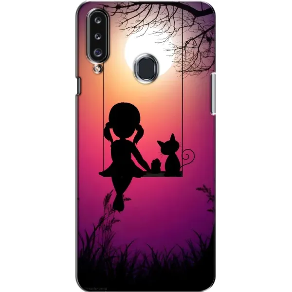 Чехол с рисунком «На качели» для Samsung Galaxy A20s (A207) Чехол с рисунком «На качели» для Samsung Galaxy A20s (A207)