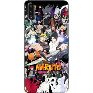 Купить Чехлы на телефон с принтом Anime для Samsung Galaxy A20s (A207) (Наруто постер)
