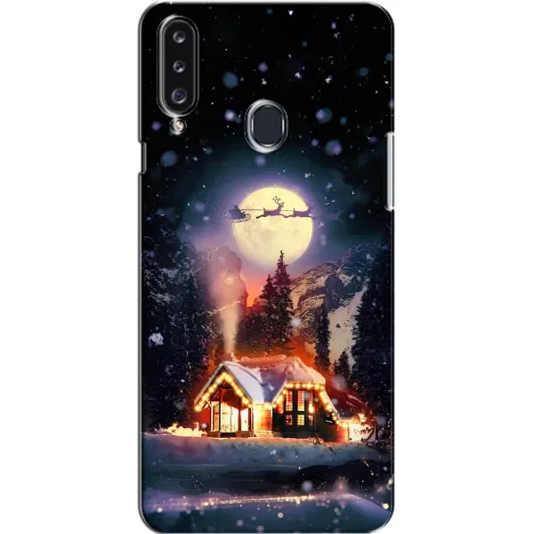 Чехол с рисунком «Настроение зимнее» для Samsung Galaxy A20s (A207)