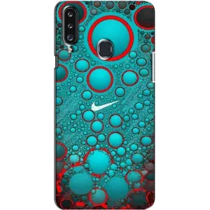 Силіконовый Чохол на Samsung Galaxy A20s (A207) з картинкою НАЙК (Найк зелений)