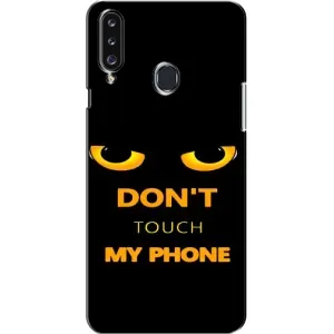 Чохол з Прикольним Принтом на Samsung Galaxy A20s (A207) (Не чіпай мій телефон)
