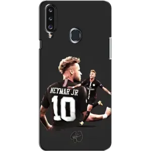 Силиконовый Чехол Samsung Galaxy A20s (A207) (Ней)