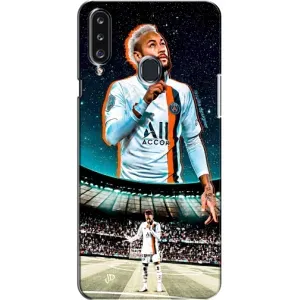 Силиконовый Чехол Samsung Galaxy A20s (A207) (Неймар ПСЖ)
