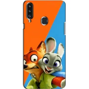 Чехлы ЗВЕРОПОЛИС для Samsung Galaxy A20s (A207) (Ник и Хопс)