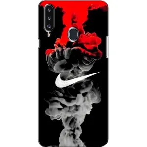 Силіконовый Чохол на Samsung Galaxy A20s (A207) з картинкою НАЙК (Nike дим)
