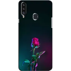 Чохли з принтом Троянд для Samsung Galaxy A20s (A207) (Нічна троянда)