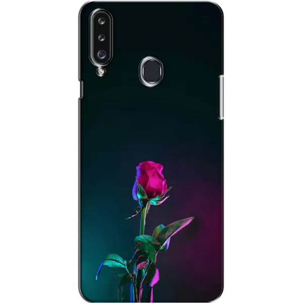 Чехол с рисунком «Ночная роза» для Samsung Galaxy A20s (A207) Чехол с рисунком «Ночная роза» для Samsung Galaxy A20s (A207)