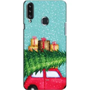Чехол Новогодняя Елка на Samsung Galaxy A20s (A207) (Новогодние подарки)