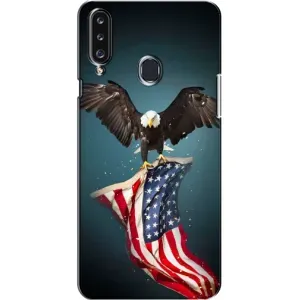 Чохол Прапор USA для Samsung Galaxy A20s (A207) (Орел і прапор)