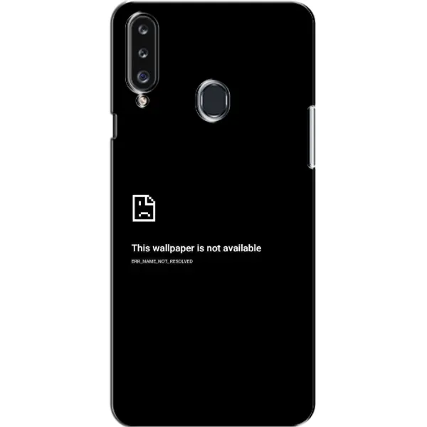 Чехол с рисунком «Ошибка» для Samsung Galaxy A20s (A207) Чехол с рисунком «Ошибка» для Samsung Galaxy A20s (A207)