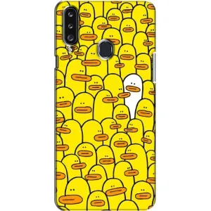 Силиконовый бампер с картинкой животных для Samsung Galaxy A20s (A207) (Особенный)