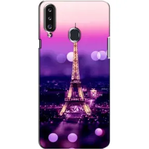 Чехол с Эйфелевой башней на Samsung Galaxy A20s (A207) (Париж башня)