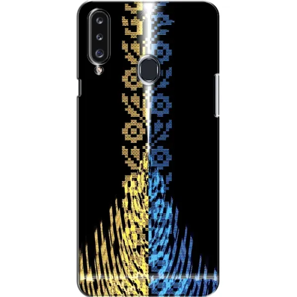 Чехол с рисунком «Патриотическая вышиванка» для Samsung Galaxy A20s (A207) Чехол с рисунком «Патриотическая вышиванка» для Samsung Galaxy A20s (A207)