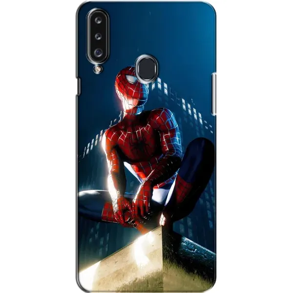 Чехол с рисунком «Паук на доме» для Samsung Galaxy A20s (A207)