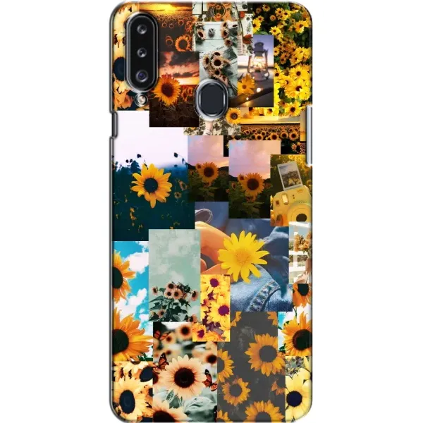 Чехол с рисунком «Подсолнуховый дизайн» для Samsung Galaxy A20s (A207) Чехол с рисунком «Подсолнуховый дизайн» для Samsung Galaxy A20s (A207)