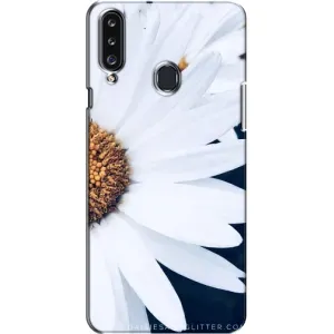 Чохол з ромашками на Samsung Galaxy A20s (A207) (Пів ромашки)