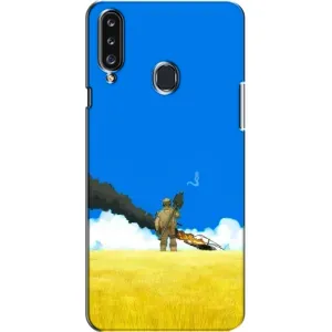 Чехлы на военную тематику для Samsung Galaxy A20s (A207) (Попадание)