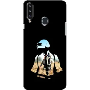 Чохол з картинкою "Герой Pubg" на Samsung Galaxy A20s (A207) (Пубг мен)