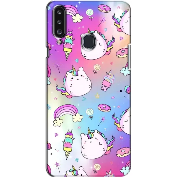 Чехол с рисунком «Радуга и Единорог» для Samsung Galaxy A20s (A207) Чехол с рисунком «Радуга и Единорог» для Samsung Galaxy A20s (A207)