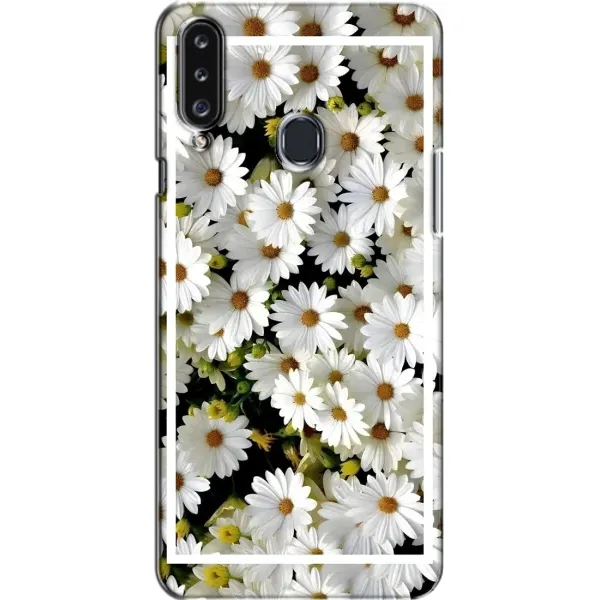 Чехол с рисунком «Рамка в ромашках» для Samsung Galaxy A20s (A207) Чехол с рисунком «Рамка в ромашках» для Samsung Galaxy A20s (A207)