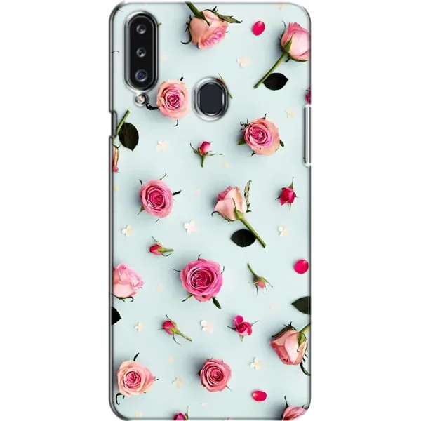 Чехол с рисунком «Разные цветы» для Samsung Galaxy A20s (A207) Чехол с рисунком «Разные цветы» для Samsung Galaxy A20s (A207)