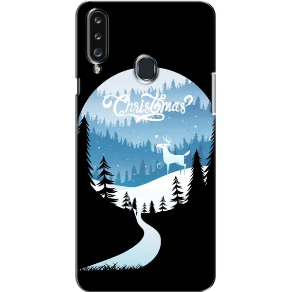 Чехол с рисунком «Рождественский Олень» для Samsung Galaxy A20s (A207) Чехол с рисунком «Рождественский Олень» для Samsung Galaxy A20s (A207)