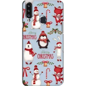 Чехол Санта Клаус для Samsung Galaxy A20s (A207) (Рождественский)