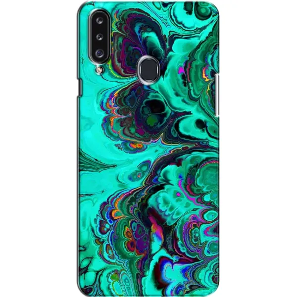 Чехол с рисунком «Салатный мрамор» для Samsung Galaxy A20s (A207) Чехол с рисунком «Салатный мрамор» для Samsung Galaxy A20s (A207)