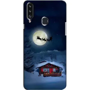 Чехол Санта Клаус для Samsung Galaxy A20s (A207) (Санта)