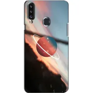 Чохол (ТПУ) з планетами на Samsung Galaxy A20s (A207) (Сатурн)