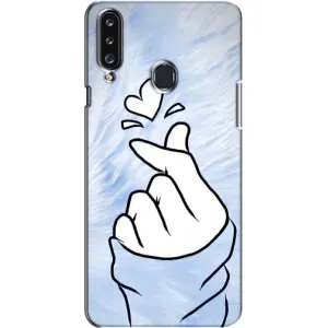 Чехлы (Знак сердечка) на Samsung Galaxy A20s (A207) (Сердечка знак)