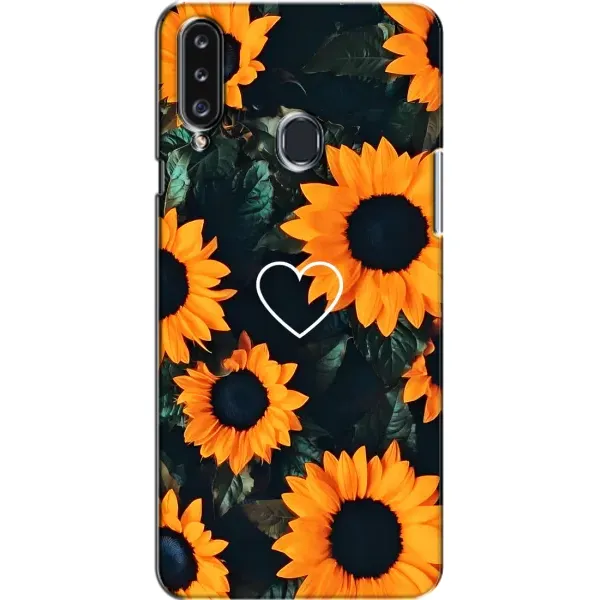 Чехол с рисунком «Сердечко в подсолнухах» для Samsung Galaxy A20s (A207) Чехол с рисунком «Сердечко в подсолнухах» для Samsung Galaxy A20s (A207)