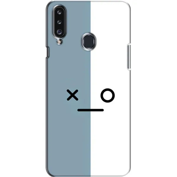 Чехол с рисунком «Серо-белый» для Samsung Galaxy A20s (A207) Чехол с рисунком «Серо-белый» для Samsung Galaxy A20s (A207)