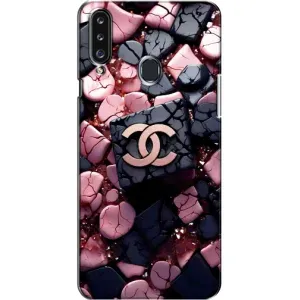 Чохол (Dior, Prada, YSL, Chanel) для Samsung Galaxy A20s (A207) (Шанель)