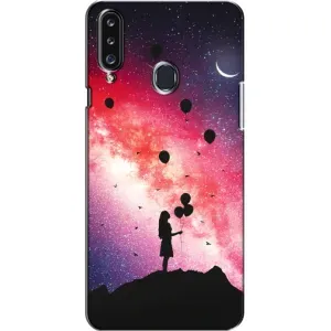 Силиконовые Чехлы Любимому человеку для Samsung Galaxy A20s (A207) (Шарики в небе)