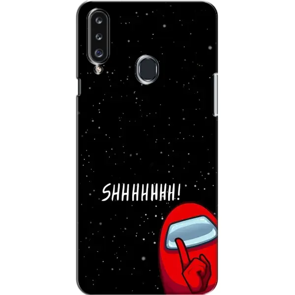 Чехол с рисунком «SHHHHH» для Samsung Galaxy A20s (A207) Чехол с рисунком «SHHHHH» для Samsung Galaxy A20s (A207)