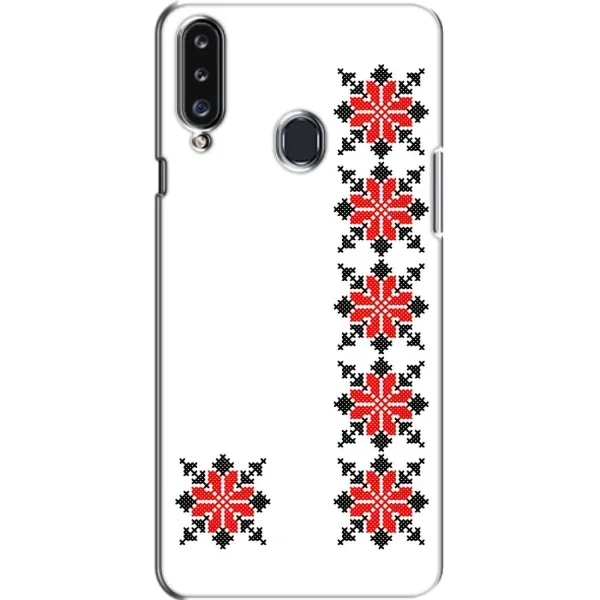Чехол с рисунком «Силуэт вышиванки» для Samsung Galaxy A20s (A207) Чехол с рисунком «Силуэт вышиванки» для Samsung Galaxy A20s (A207)