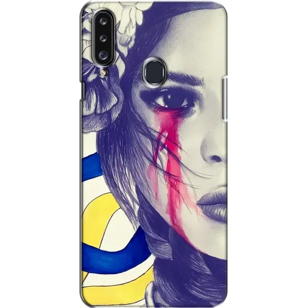 Чехол с рисунком «Слезы Украины» для Samsung Galaxy A20s (A207) Чехол с рисунком «Слезы Украины» для Samsung Galaxy A20s (A207)