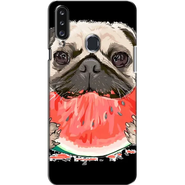 Чехол с рисунком «Смешной Мопс» для Samsung Galaxy A20s (A207) Чехол с рисунком «Смешной Мопс» для Samsung Galaxy A20s (A207)