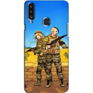 Чехлы с принтом (Воины ЗСУ) для Samsung Galaxy A20s (A207) (Солдаты ЗСУ)