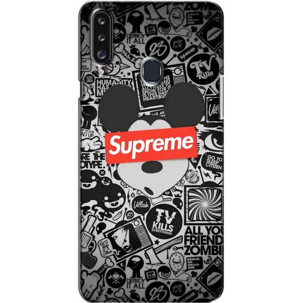 Чехол с рисунком «Supreme Маус» для Samsung Galaxy A20s (A207) Чехол с рисунком «Supreme Маус» для Samsung Galaxy A20s (A207)