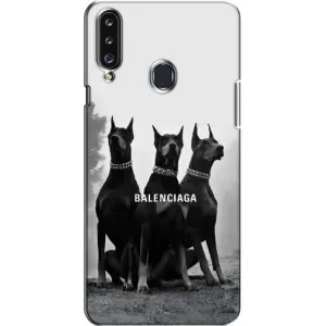 Чехол ДОБЕРМАН для Samsung Galaxy A20s (A207) (Три добермана)