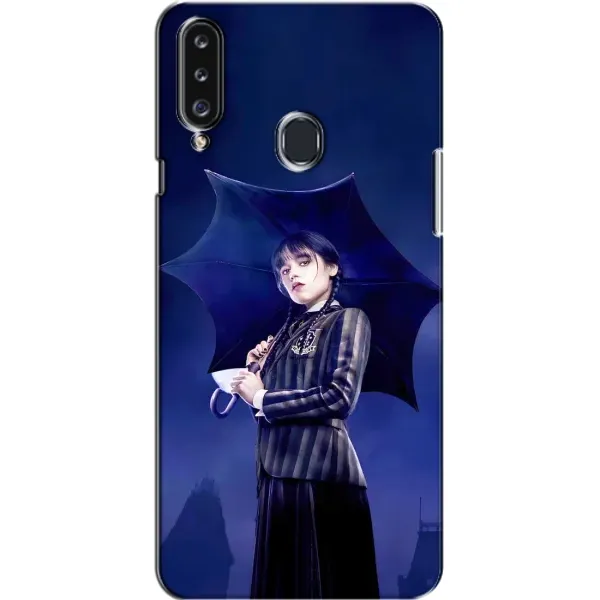 Чехол с рисунком «Уэнсдей с зонтом» для Samsung Galaxy A20s (A207) Чехол с рисунком «Уэнсдей с зонтом» для Samsung Galaxy A20s (A207)