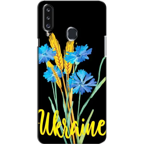 Чехол с рисунком «Ukraine в цветочках» для Samsung Galaxy A20s (A207) Чехол с рисунком «Ukraine в цветочках» для Samsung Galaxy A20s (A207)